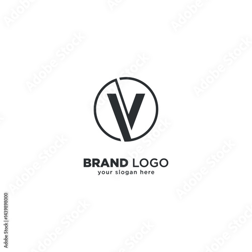 Free Download Creative Abstract Geometric V Letter Logo Design - Unique Modern Branding Concept. - GFXLoad