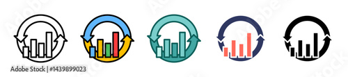 Performance glyph multiple icon