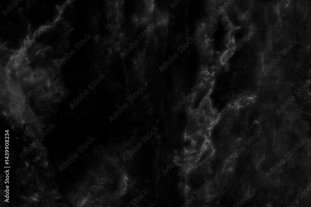 Black marble background and texture, horizontal shape