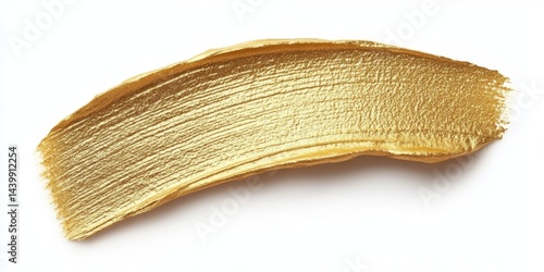Obraz na płótnie Golden Texture Background, Gold Brush Stroke, Gold Paint Smear, Abstract Metallic Art w salonie