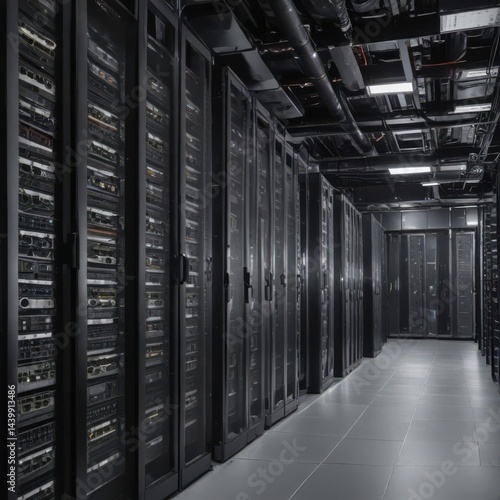 server room with servers