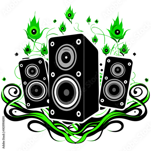 abstract music background