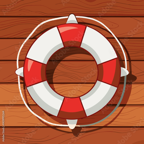 red life buoy