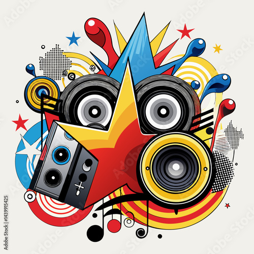 abstract music background
