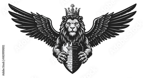 Lion Shield Emblem