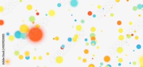 Bright, vibrant abstract background with colorful bokeh circles. Perfect for websites, presentations, and more!