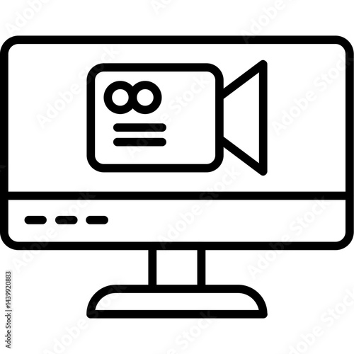 Video Conferencing Icon