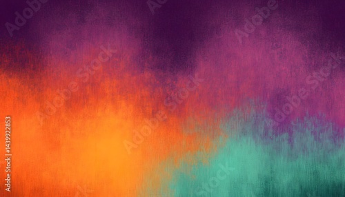 Obraz na płótnie An abstract artwork featuring several blended and colorful hues w salonie