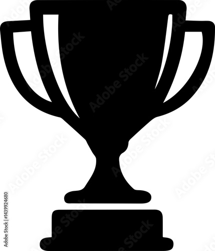 Trophy Icon, Winner Award Symbol