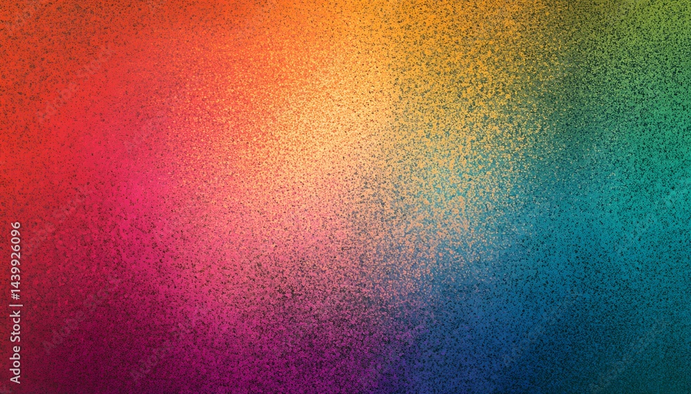 Abstract Image Depicts Gradual Blending of Multiple Color Hues