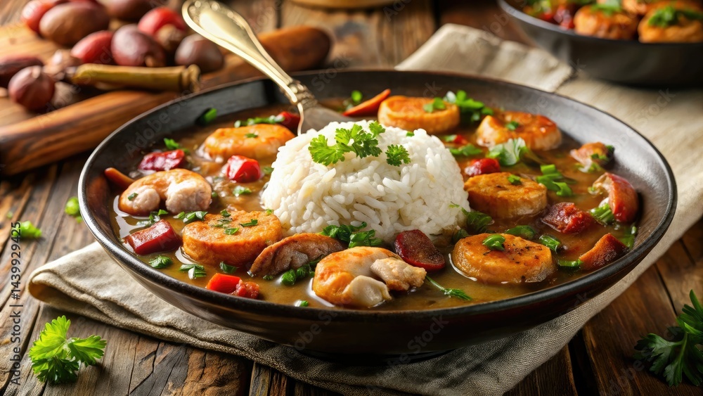 Shrimp and Sausage Gumbo Recipe: Delicious Cajun Seafood Stew with Rice - Easy Homemade Gumbo Shrimp and Sausage Gumbo Recipe: Delicious Cajun Seafood Stew with Rice - Easy Homemade Gumbo