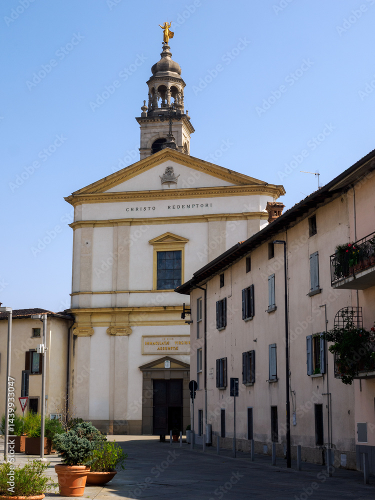 Santa Maria Assunta church at Curno, Bergamo province, Italy
