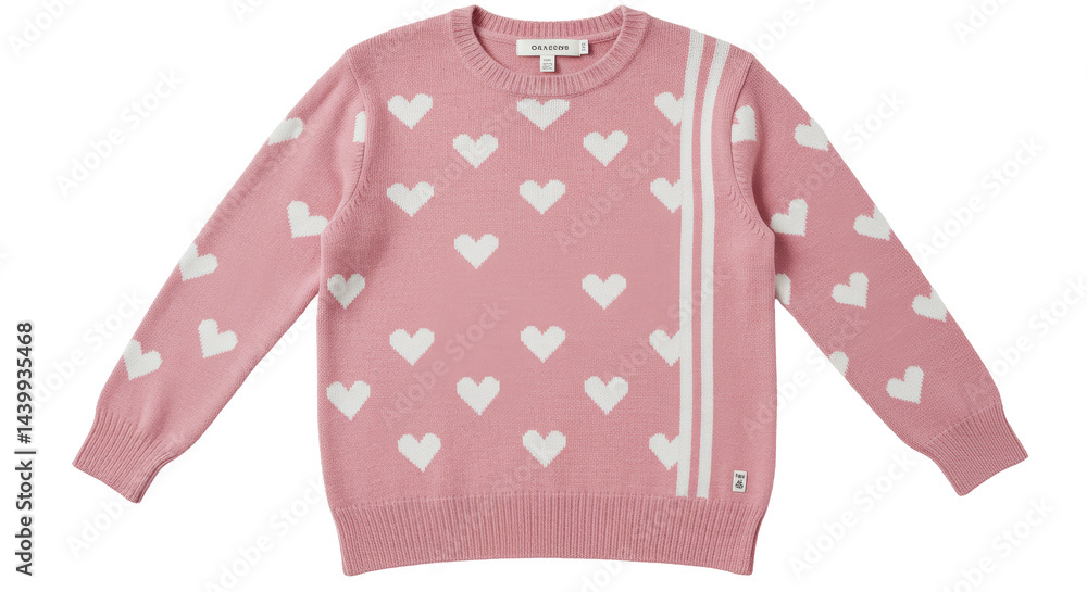 Obraz premium Isolated Heart Pattern Sweater