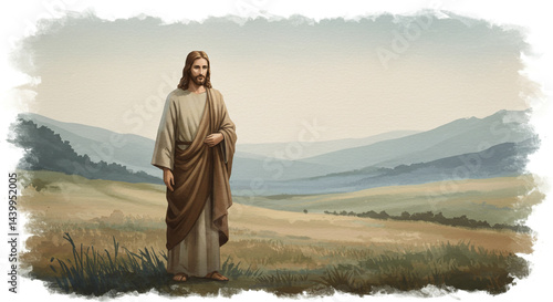 Jesus Christ Walking in a P...