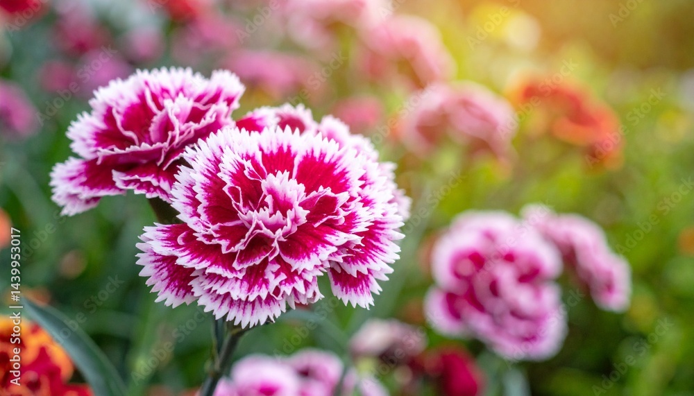 Obraz premium Carnation flower in the garden