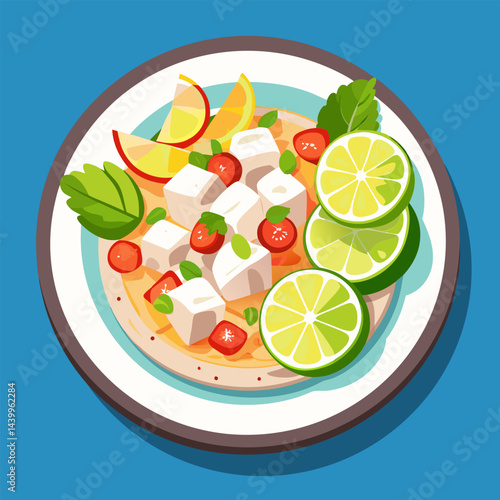 Ceviche. A Refreshing Peruvian Seafood Dish