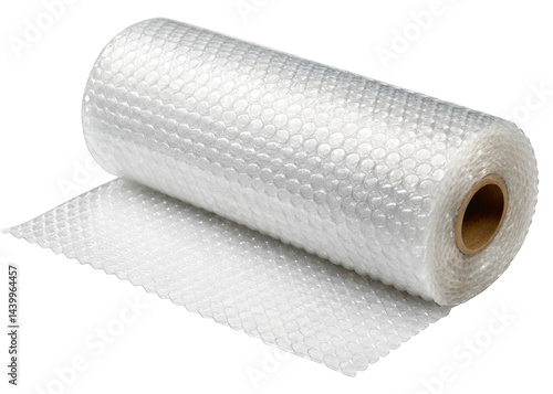 Bubble Wrap isolated on a transparent background.