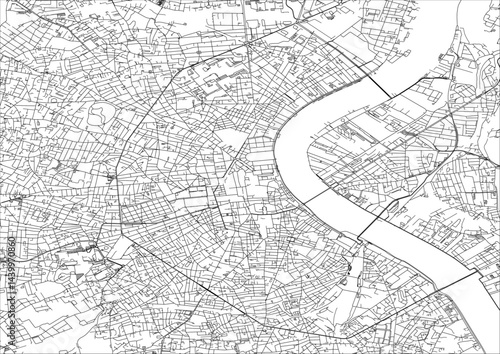 Plan centre ville bordeaux routes