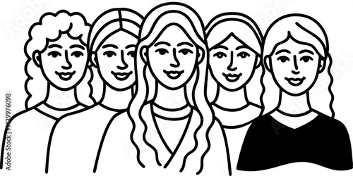 vector illustration of a group of people