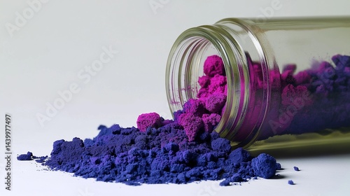 Lavender flowers in a glass jar