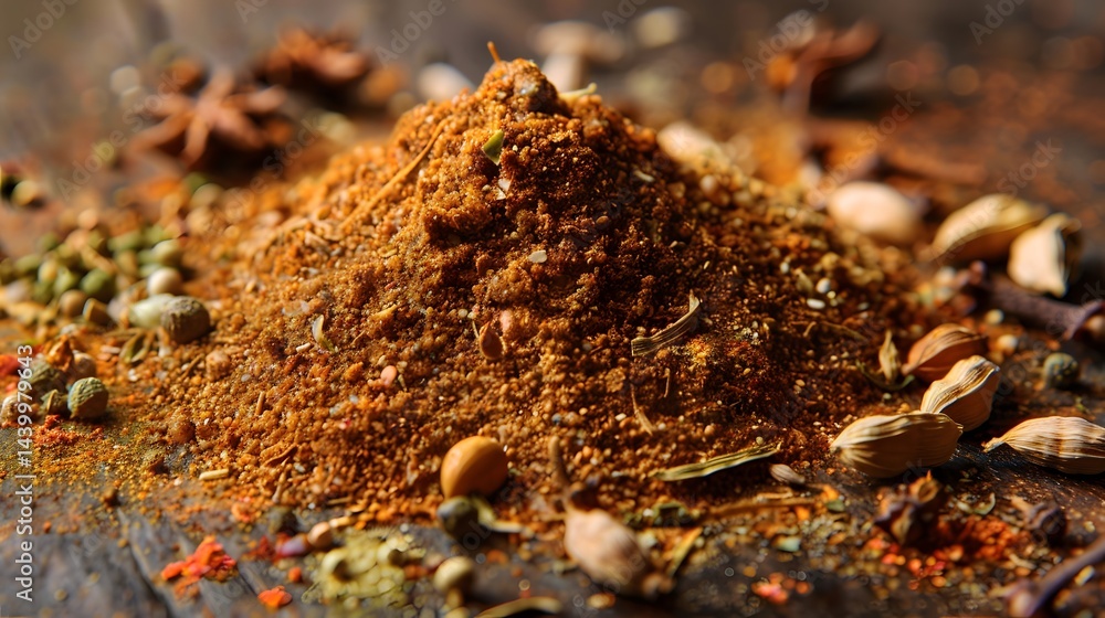 Aromatic garam masala spice blend. Essential for flavorful Indian cuisine. Aromatic garam masala spice blend. Essential for flavorful Indian cuisine.
