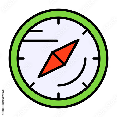 Compass Filled Icon