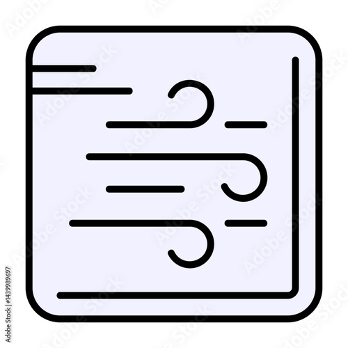 Wind Filled Icon