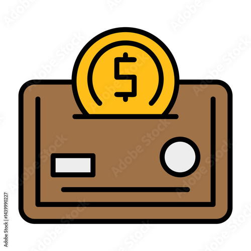 Smart Wallet Filled Icon