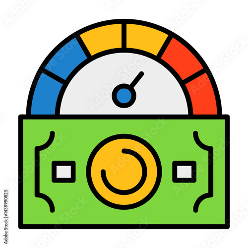 Credit score Filled Icon