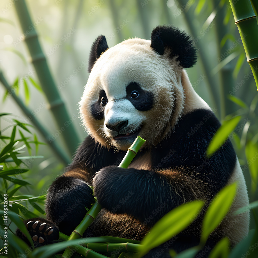 Fototapeta premium giant panda bear
