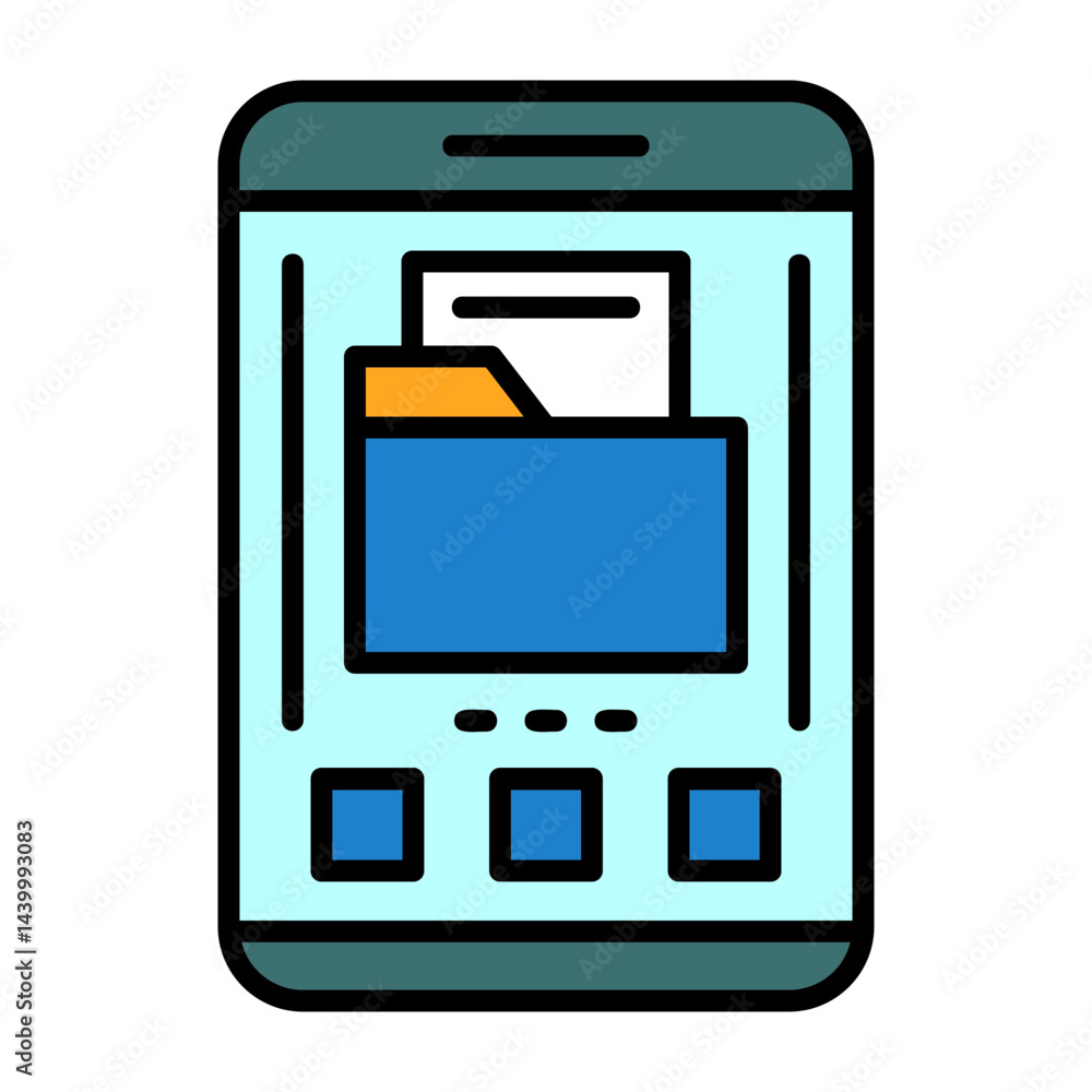 Folder Filled Icon Folder Filled Icon