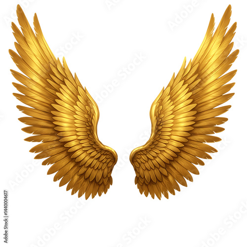 Golden Wings: Free High-Resolution Angel Wings Image