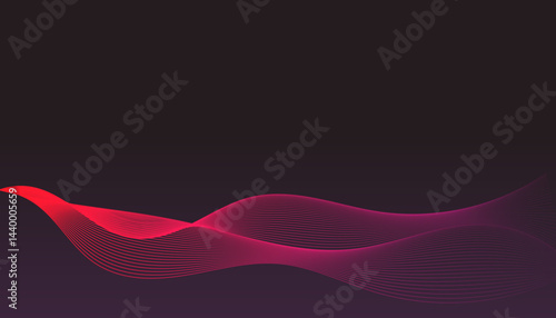Interpolated wavy line background