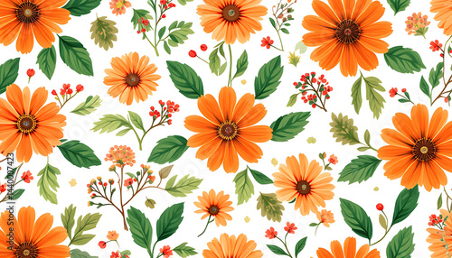 Soft pastel floral illustration featuring blooming flowers on a white background. Perfect for spring designs, wedding invites, or nature-inspired projects.