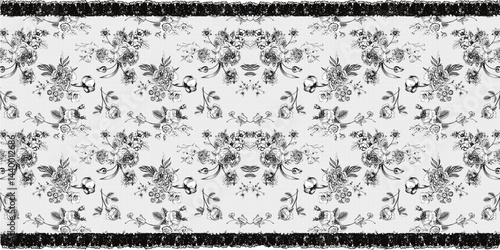 Untitled Artwork Luxurious lace patterns are suitable for fabric patterns, wallpapers, tattoos, furniture, wedding dresses, interior decorations.
