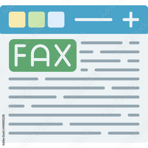 Online Fax Service Icon