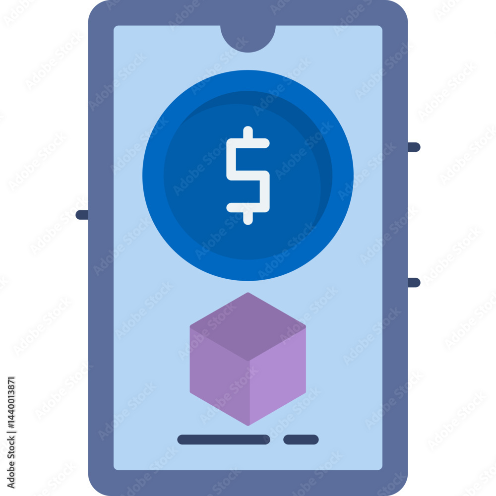 Fototapeta premium In-App Purchases Icon