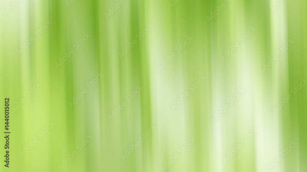 Abstract Bright Green Vertical Lines Background With Motion Blur Effect