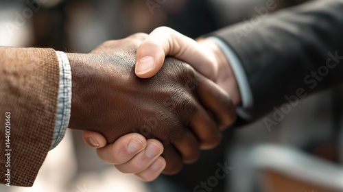 Handshake between two businessmen