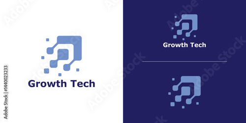 logo design combination arrow and tech.logo design simple,icon,idea,creative.