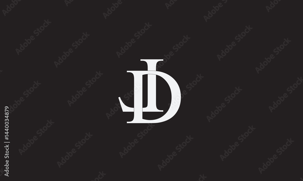 JD, DL , D , L , Abstract Letters Logo Monogram JD, DL , D , L , Abstract Letters Logo Monogram