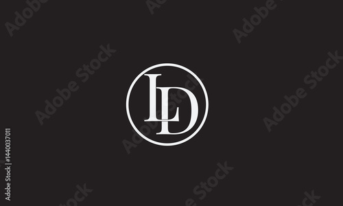 LD, DL , D , L , Abstract Letters Logo Monogram