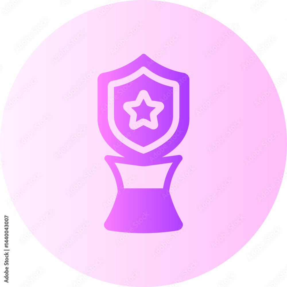 trophy gradient icon