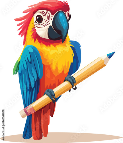 blue and yellow macaw parrot