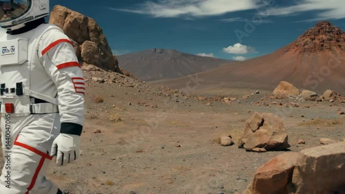 Astronaut on the Martian Surface