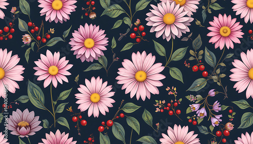 Soft pastel floral illustration featuring blooming flowers on a white background. Perfect for spring designs, wedding invites, or nature-inspired projects.