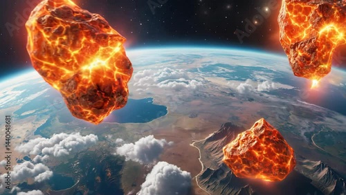 Meteoroids Approaching the Earth