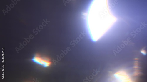 Holographic lights art abstract shiny leaks video banner