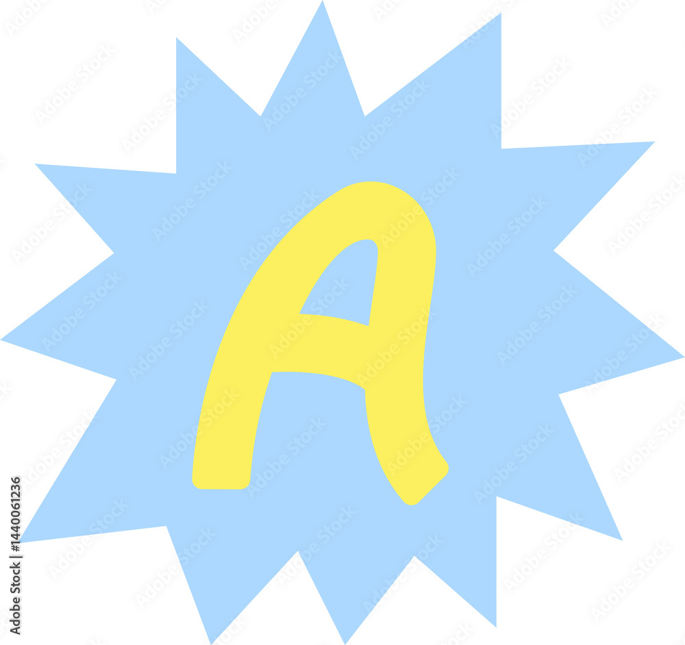 Ransom Letter A Collage Handdrawn Alphabet Ransom Letter A Collage Handdrawn Alphabet