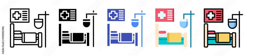 Hospital Ward Icon Hospital Ward Icon